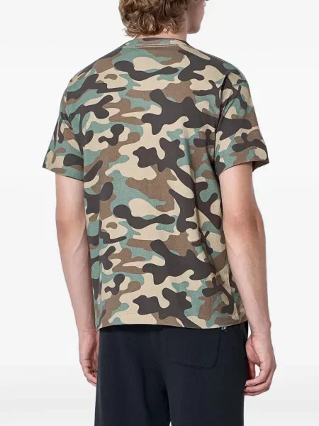 Tricou Bott cu imagine cu model camuflaj maro