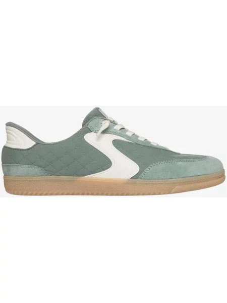 Buty do biegania Skechers Hotshot Slip-Ins Cozy Fit Soft Luxe szarobiały 36 zielony