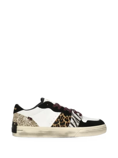 Sneakerși Crime London cu imagine alb