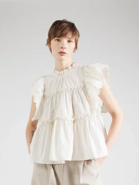 OBJECT Bluza OBJHOPE prljavo bijela
