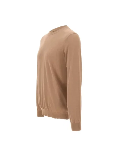 Dzianinowy sweter Kangra brązowy