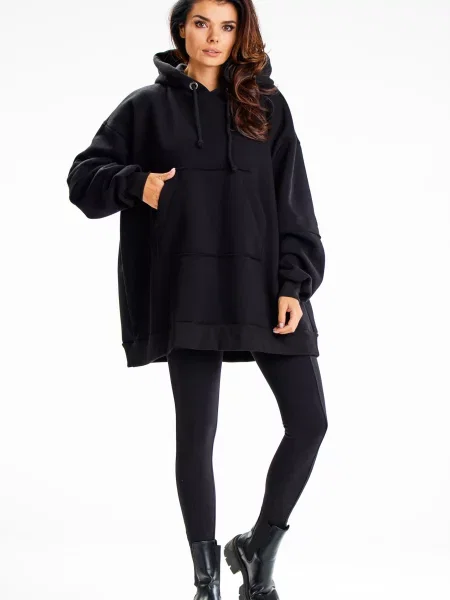 Bluza z kapturem Infinite You czarna