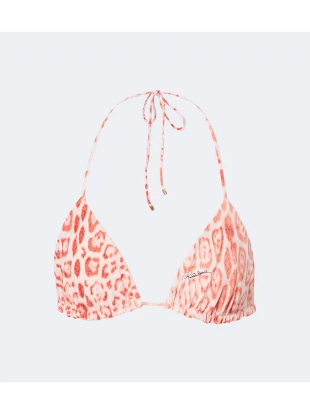 Top Roberto Cavalli cu imagine cu model leopard roz