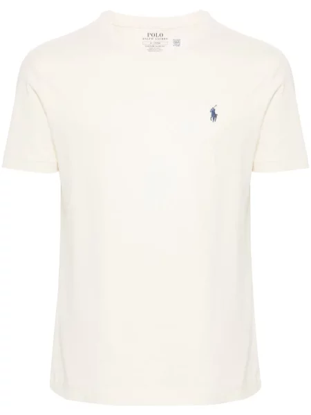 Tricou Polo Ralph Lauren cu funde de in cu model paisley roșu