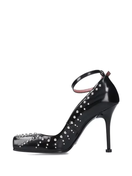 Pantofi cu toc Premiata cu tepi negru