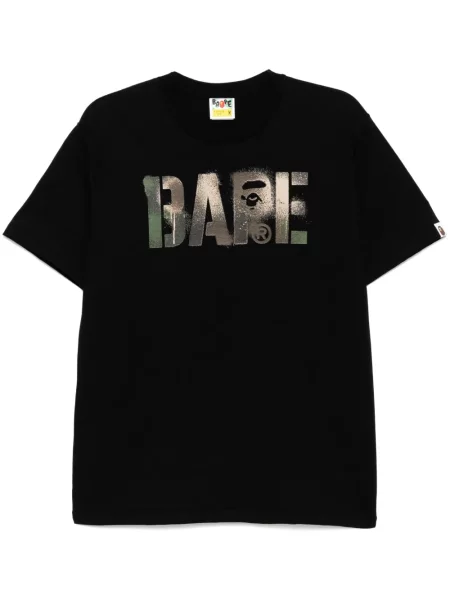 Tricou A Bathing Ape® cu imagine negru