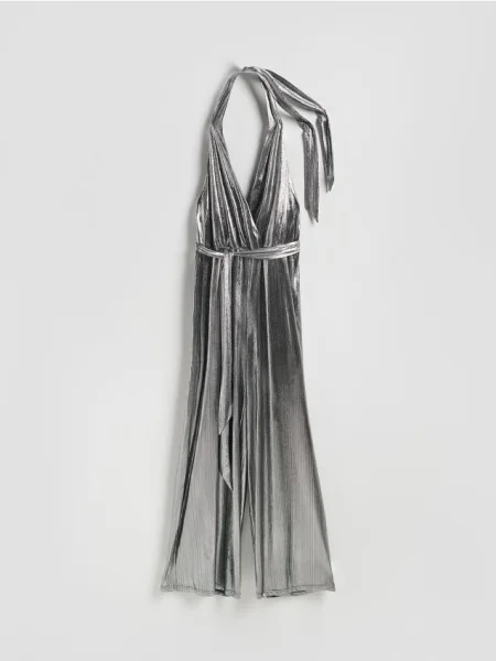 Reserved Salopetă cu fir lucios și cordon argintiu