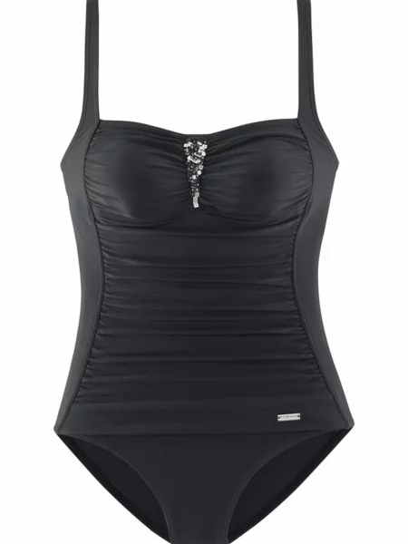 LASCANA Costum de baie modelator negru