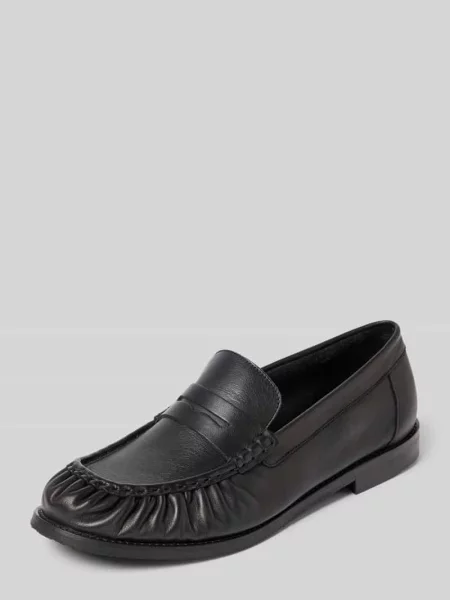 Loafers ze skóra model CHARLIE' Garment Project czarne