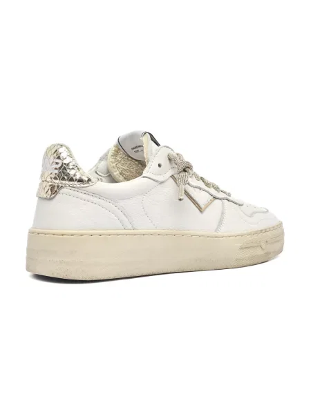 Sneakersy 4b12 skórzane białe