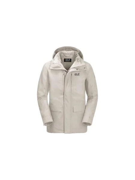 Geacă Jack Wolfskin alb