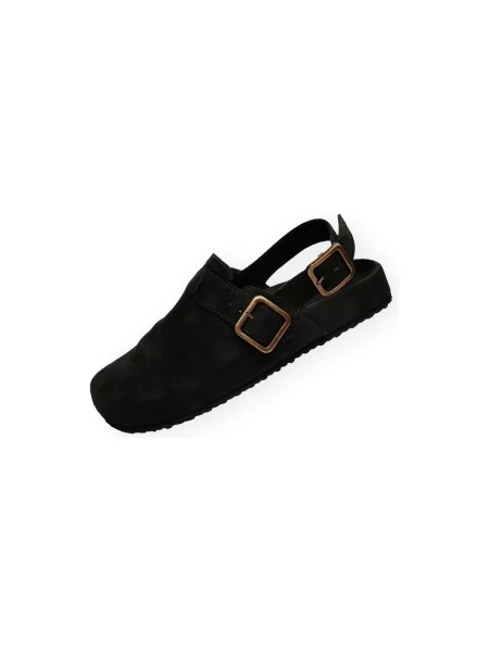 Pantofi Paez din piele de căprioară verde