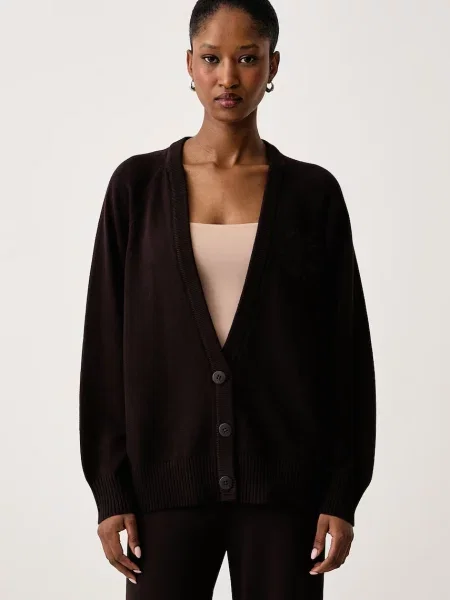 Armani Exchange cardigan pentru femei din maro