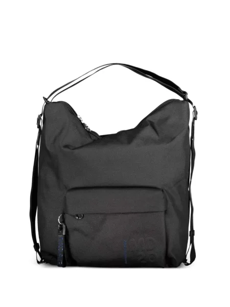 Geantă shopper Mandarina Duck cu autograf negru