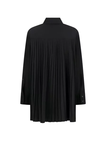 Cămașă Sportmax plisată negru