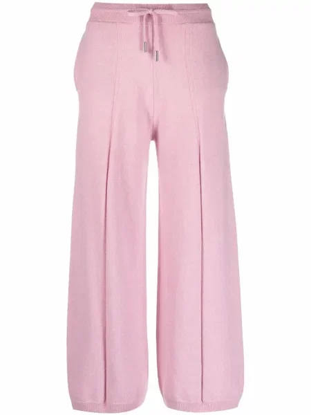 Plisované kalhoty Stella Mccartney růžové