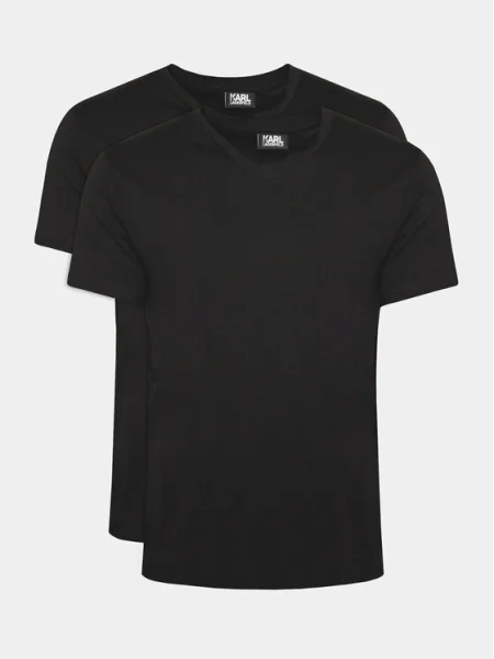 KARL LAGERFELD Set de tricouri﻿ negru