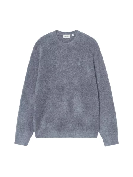 Sweter Carhartt Wip wełniany niebieski