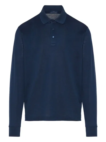 Lung tricou polo Paul & Shark albastru