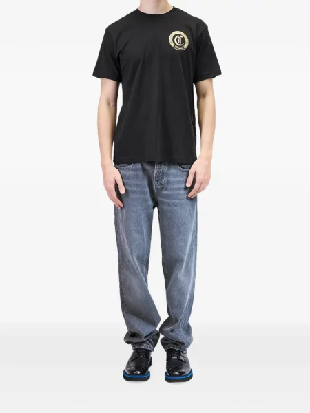 Tricou Just Cavalli cu imagine negru