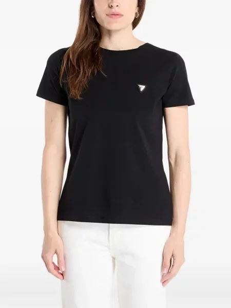 Tricou Guess cu autograf negru
