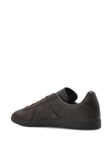 Cămașă Adidas cu dungi cu broderie clasică gri
