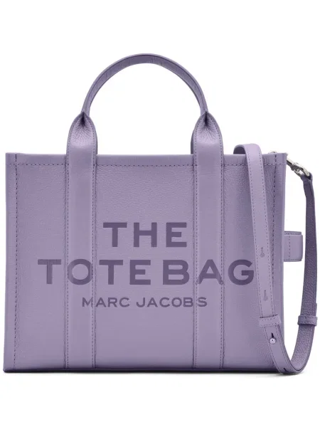 Geanta de piele Marc Jacobs din piele violet