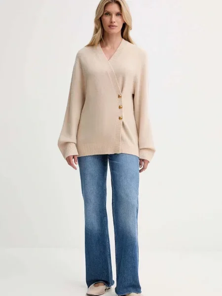 Кардиган з додаванням вовни ISABELLE BLANCHE бежевий