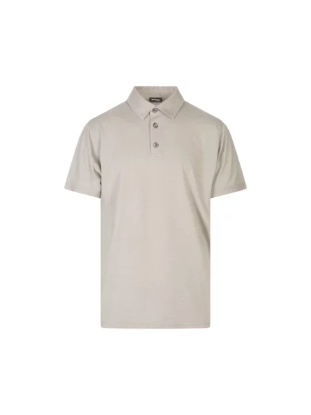 Koszulka polo Kiton beżowa