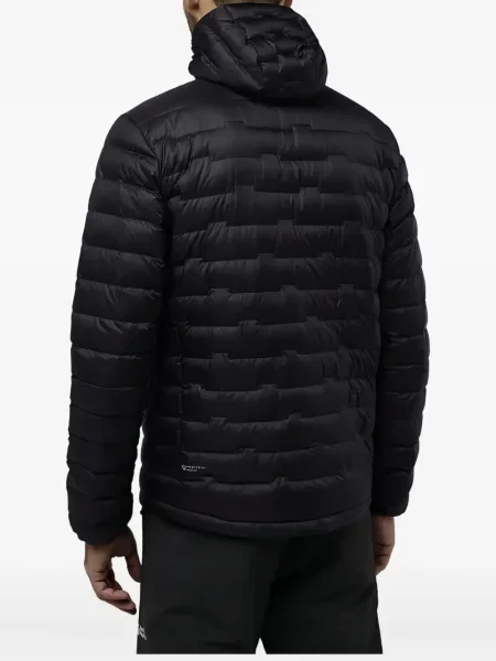 Geacă Jack Wolfskin cu glugă negru