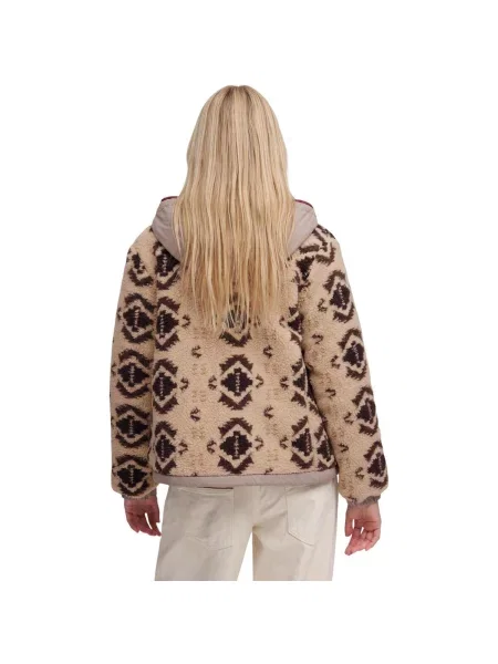 Fleecová mikina Superdry béžová