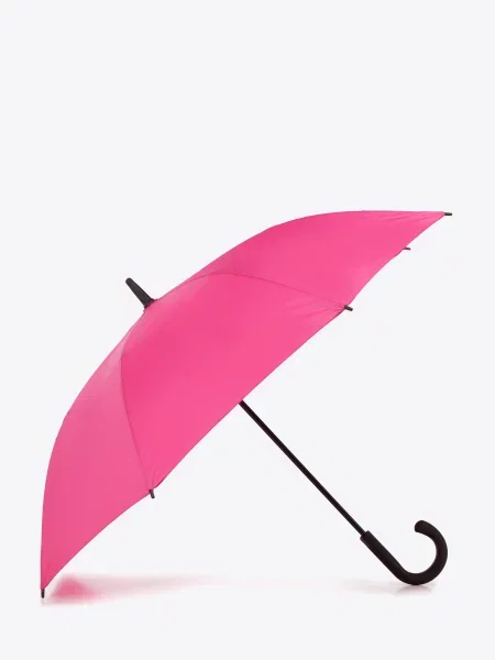 Parasol półautomatyczny klasyczny długi różowy