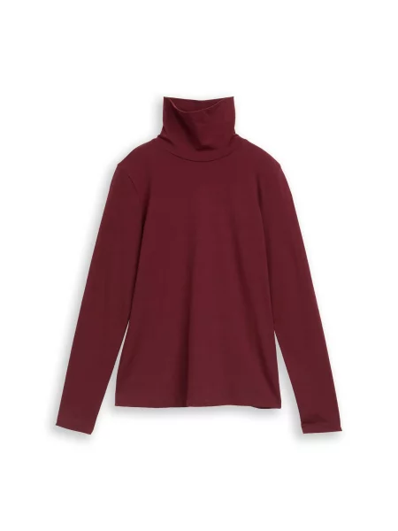 TOM TAILOR Tricou cranberry roșu