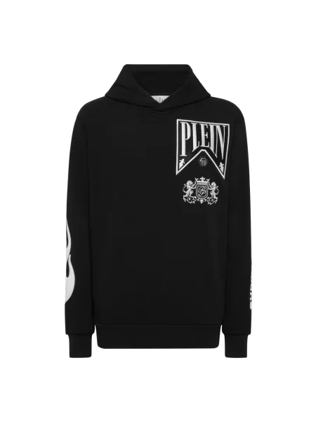 Bluza z kapturem Philipp Plein z kapturem czarna