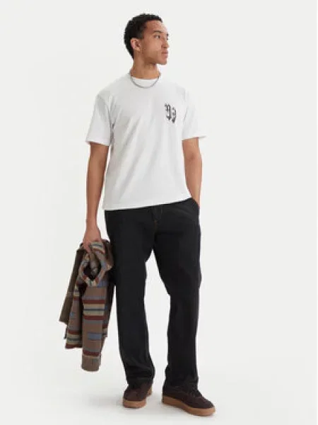RVCA Marškinėliai Double Trouble balta