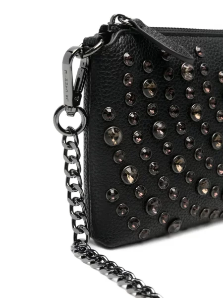 Body La Carrie din piele negru