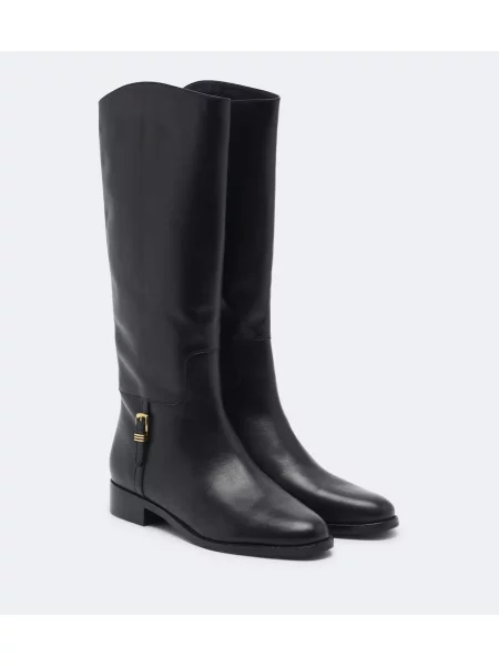 Cizme Veronica Beard din piele negru
