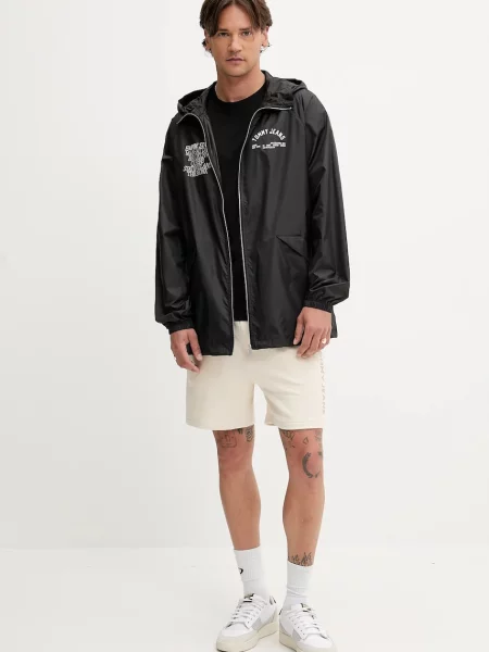 Μπουφάν Tommy Jeans μαύρο