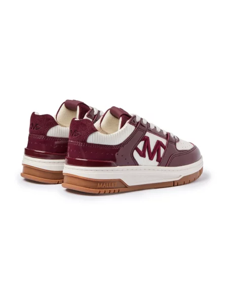 Sneakersy Mallet London zamszowe czerwone