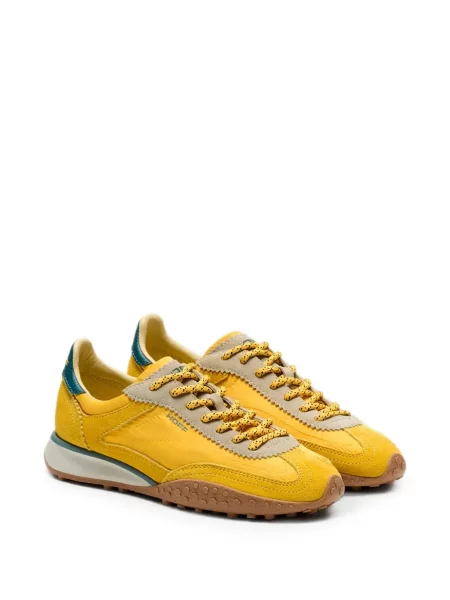 Sneakerși Hoff din piele de căprioară galben