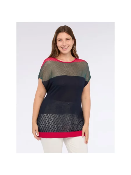 Sweter Fiorella Rubino niebieski