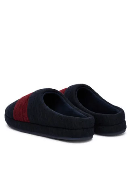 Papuče Tommy Hilfiger Flag House Shoe Tamnoplava