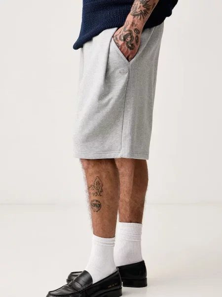Adidas Originals къс панталон тип анцуг мъжки от Essentials сиво