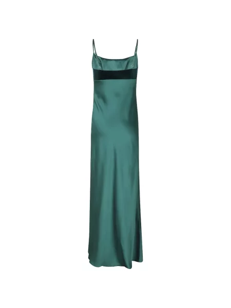 Rochie maxi Alessandro Legora din satin verde