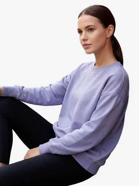 Tommy Life Mikina Sweatshirts šeříková