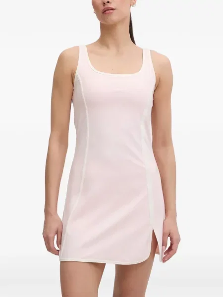 Rochie mini Guess fără mâneci roz