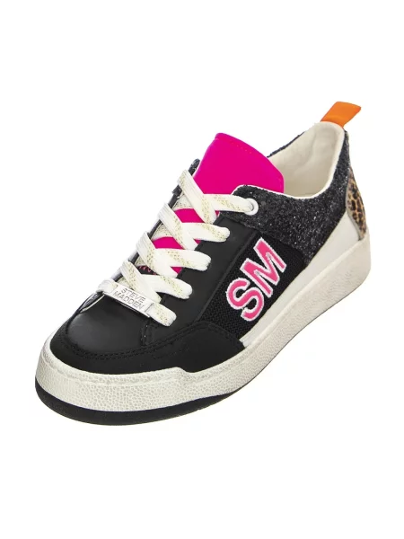 Sneakersy Steve Madden sznurowane skórzane