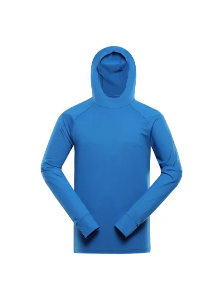 Bluza z kapturem Alpine Pro Izar niebieska