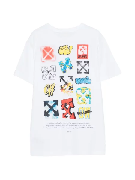 Koszulka dziecięca Off-white biała