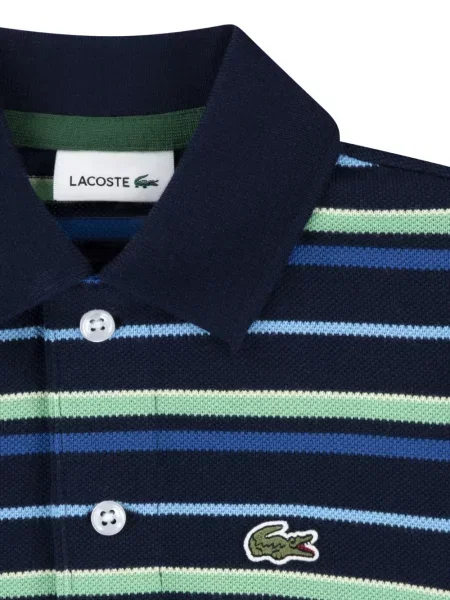 Koszulka polo dziecięca Lacoste niebieska